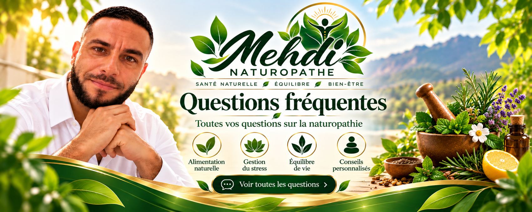 Questions fréquentes : toutes vos questions sur la naturopathie avec Mehdi